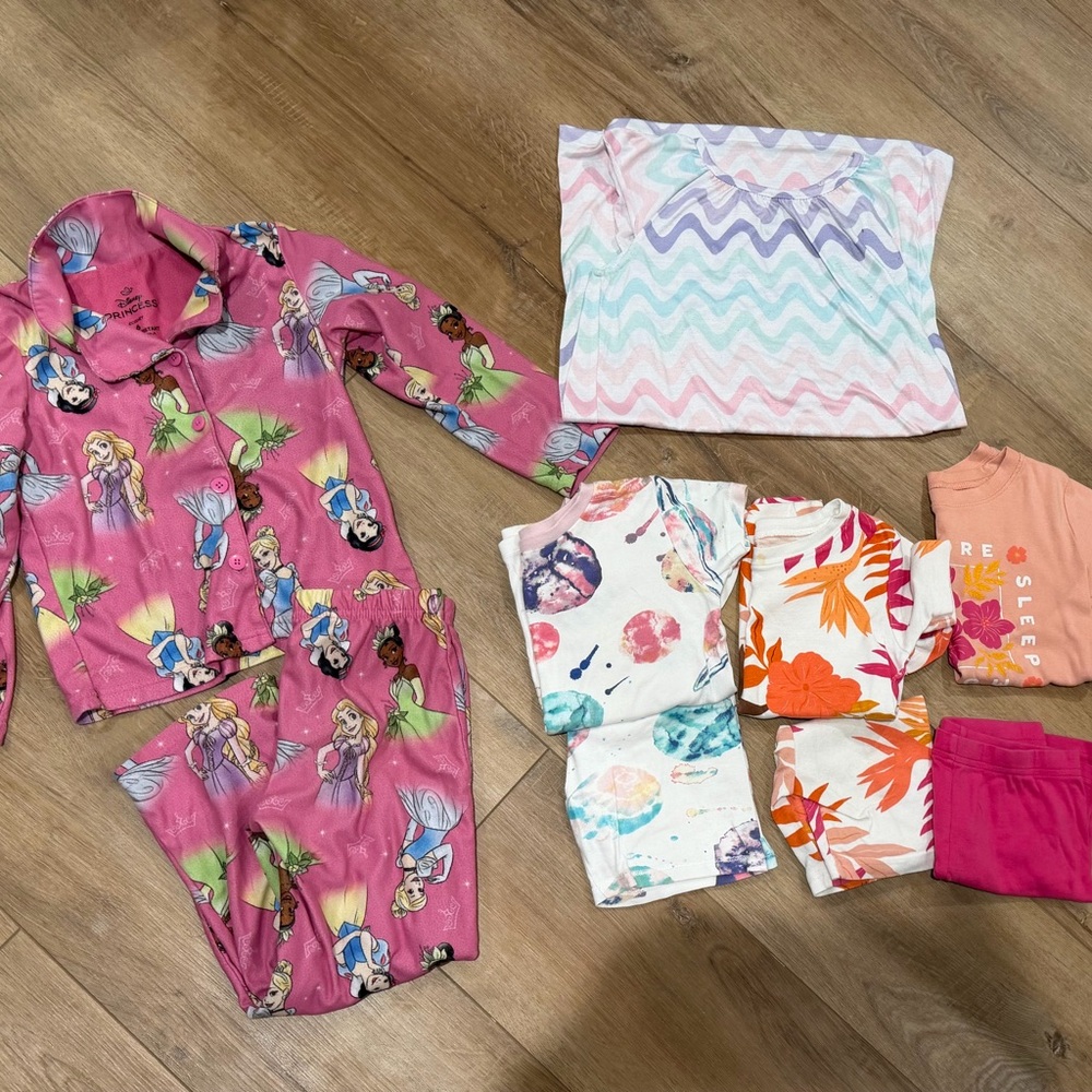 Girls Pajama Sets Size 6